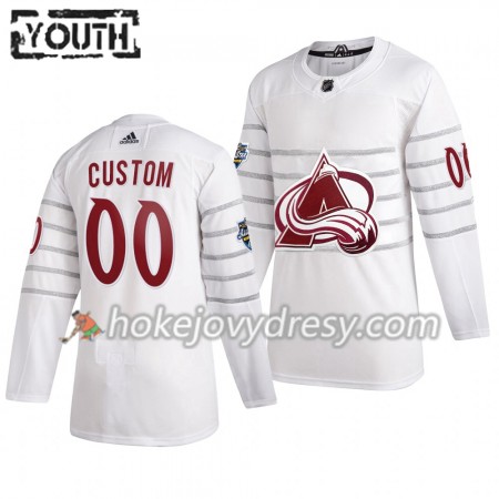 Dětské Hokejový Dres Colorado Avalanche Custom Bílá Adidas 2020 NHL All-Star Authentic